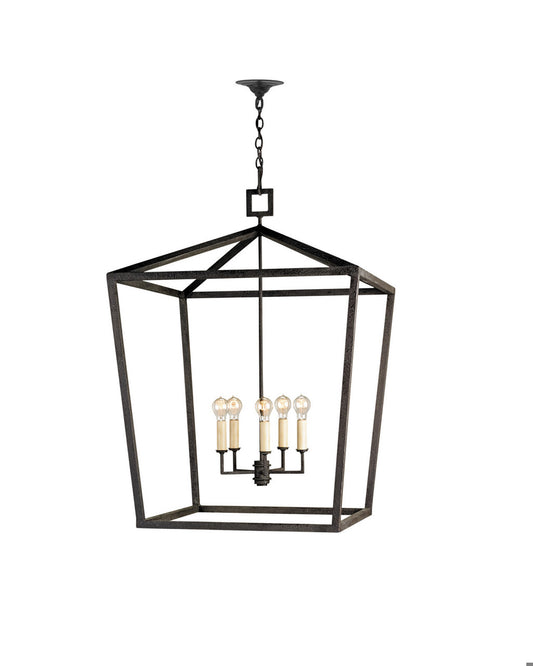 Denison Large Lantern - Black