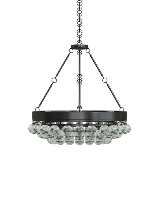 Balthazar Oval Chandelier, Currey and Company 9888