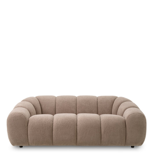 Eichholtz Gavona Sofa, Withmore Greige, Black Feet (A119840)