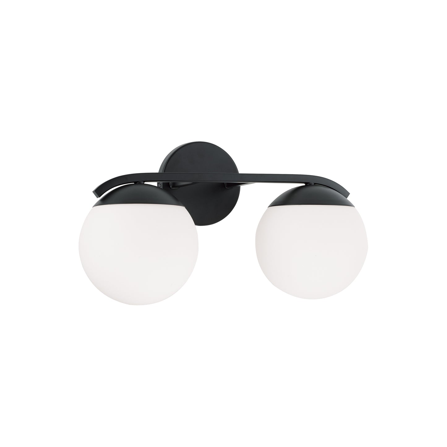 Capital Oliver 2-Light Vanity Light - Matte Black