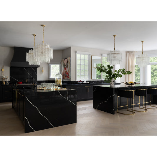 Libby Langdon Ackerly 8 Light Aged Brass Chandelier