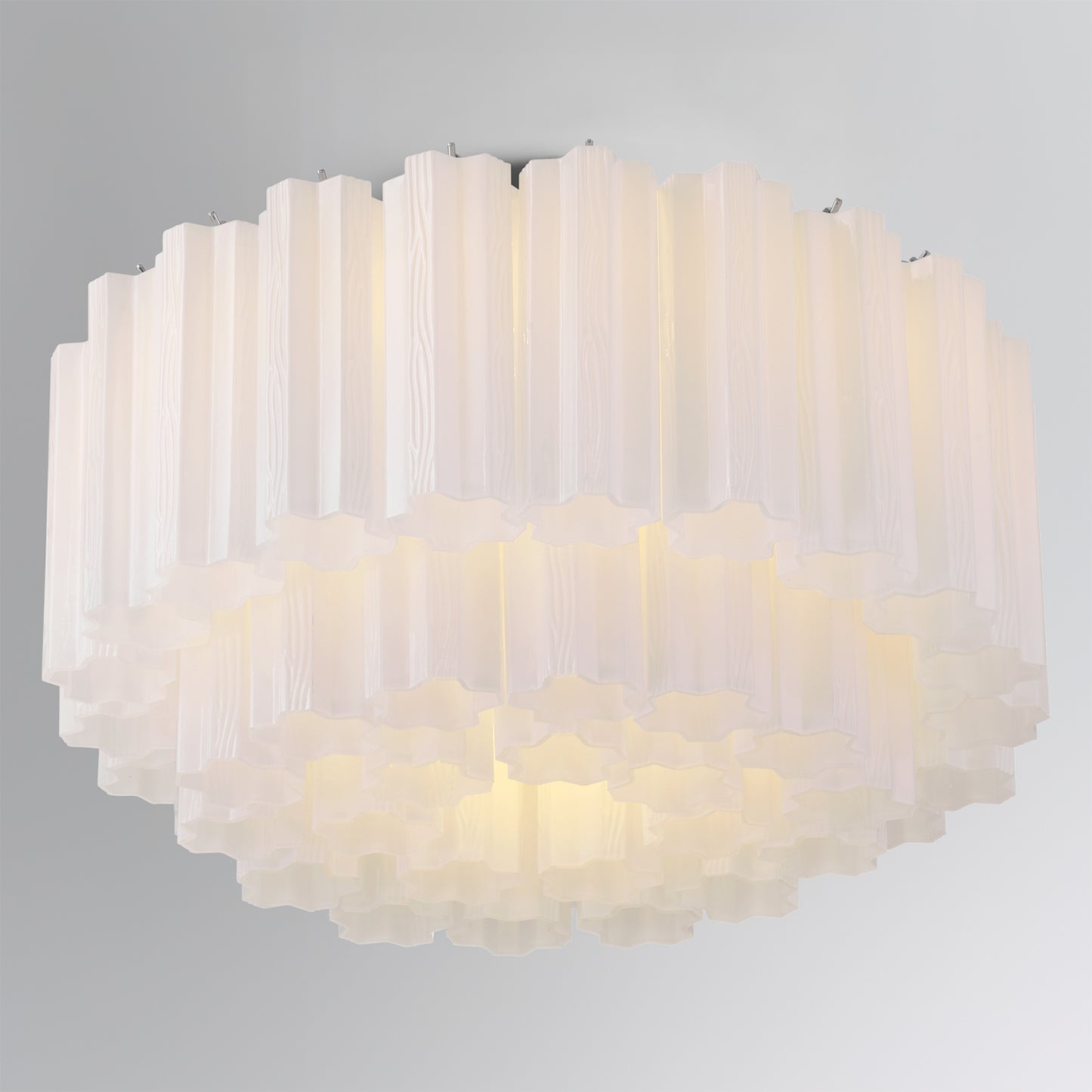 Addis 7 Light Aged Brass Flush Mount