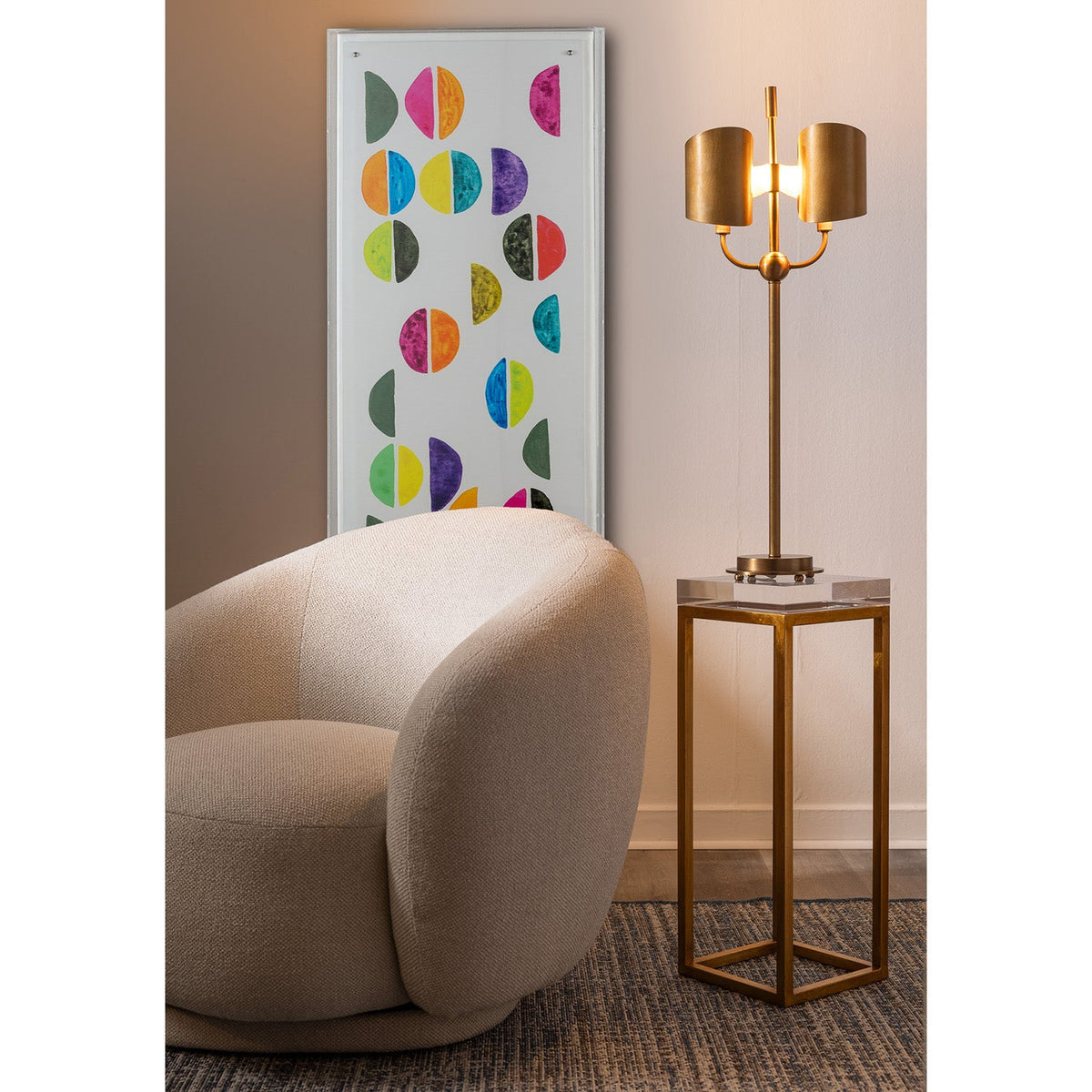 Port 68 Drake Accent Table view 5