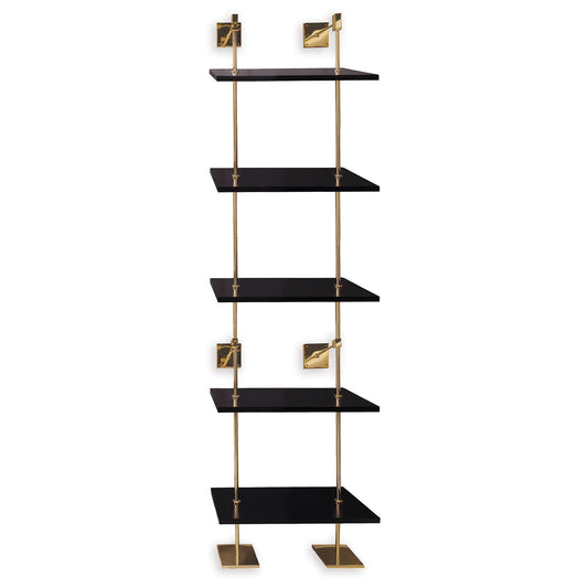 Port 68 Marais 5-Tier Shelf Gold view 2