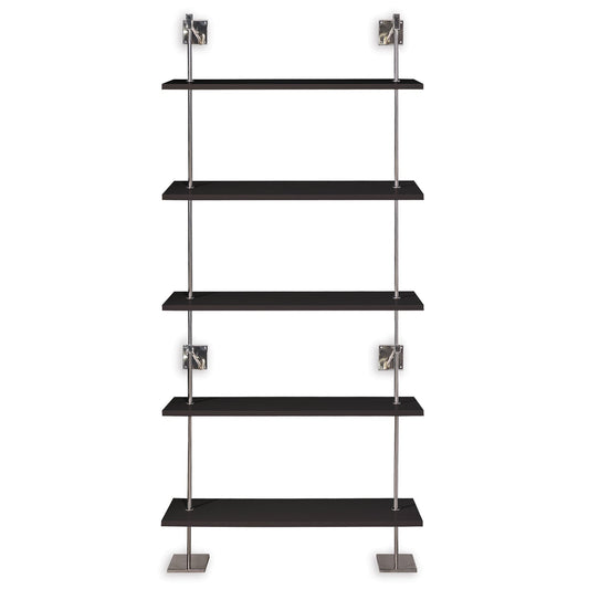 Port 68 Marais 5-Tier Shelf in Black, 48" Wide