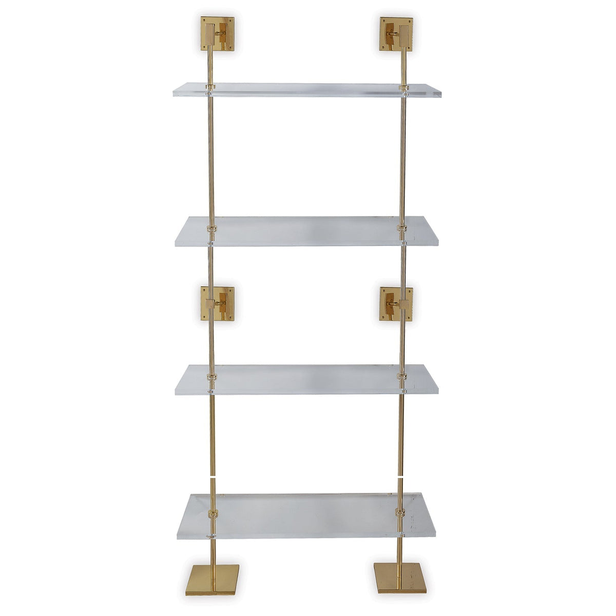 Marais 4-Tier Shelf Gold