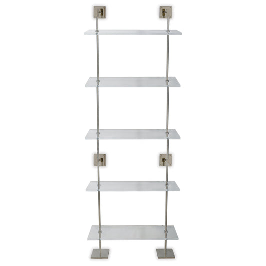 Marais 5-Tier Shelf Nickel