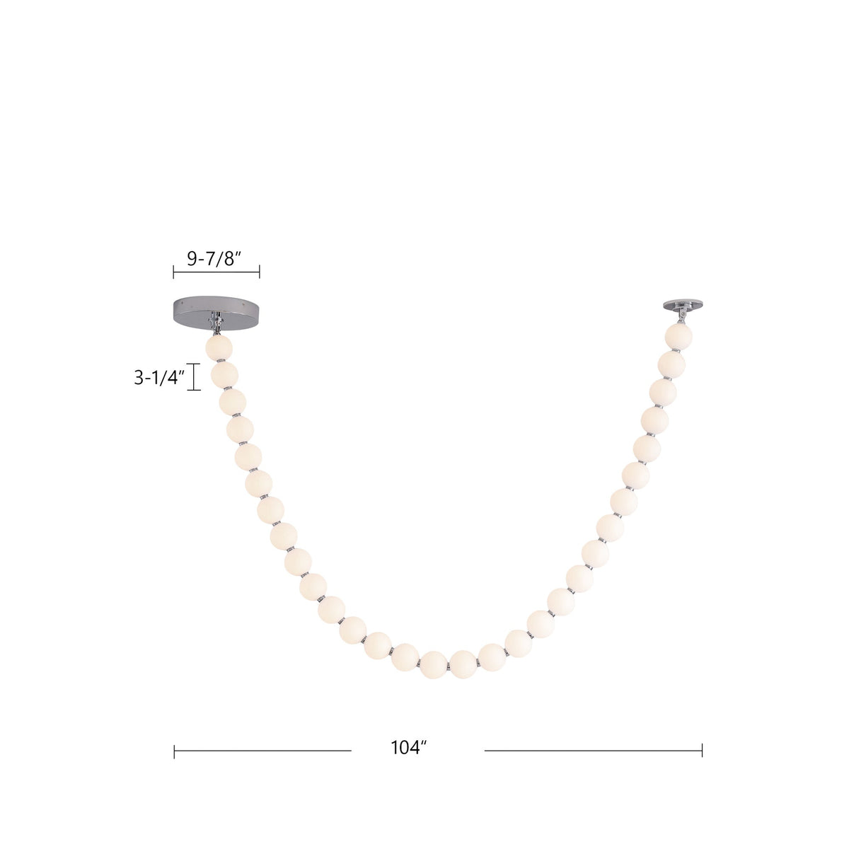 Akoya 104" LED Pendant