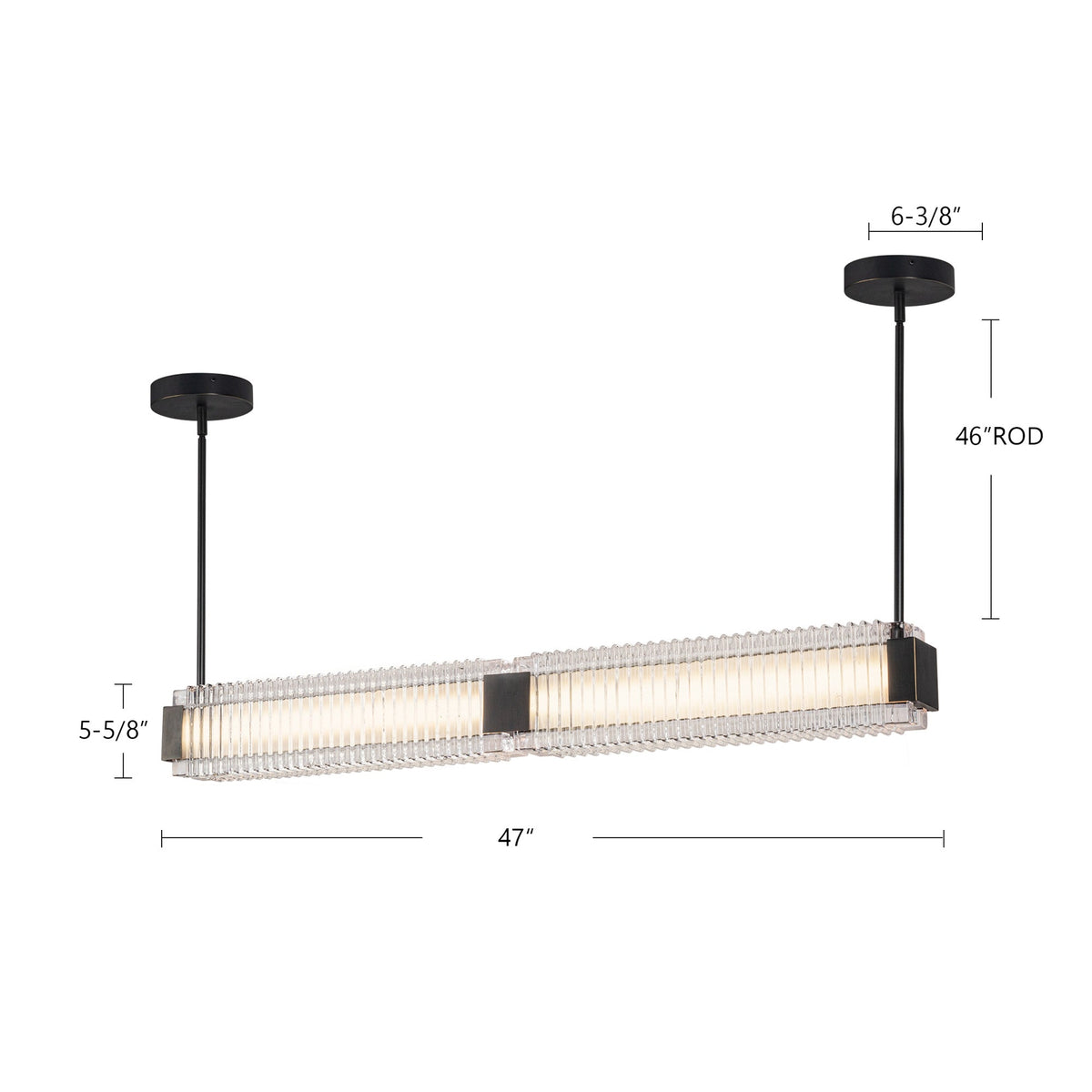 Alai 47" LED Linear Pendant