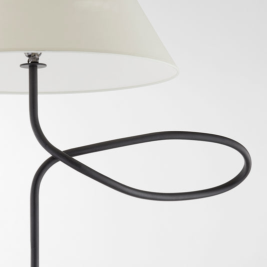 Troy Alameda Floor Lamp Forged Iron Detail 1