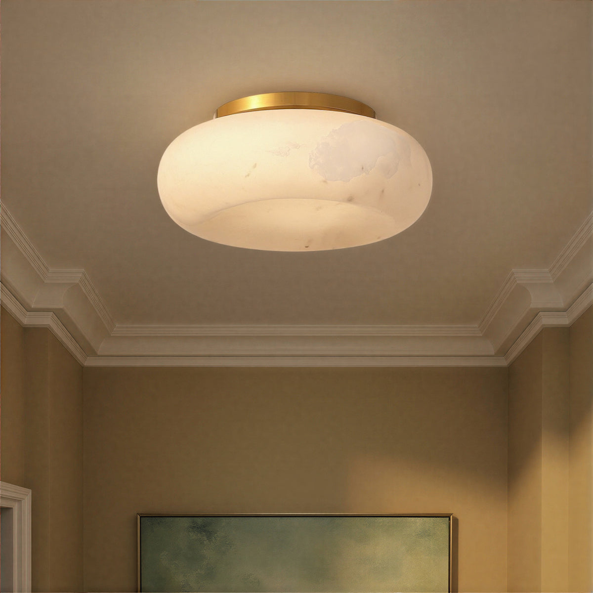 Crystorama Acme 11.75" LED Flush Mount - lifestyle