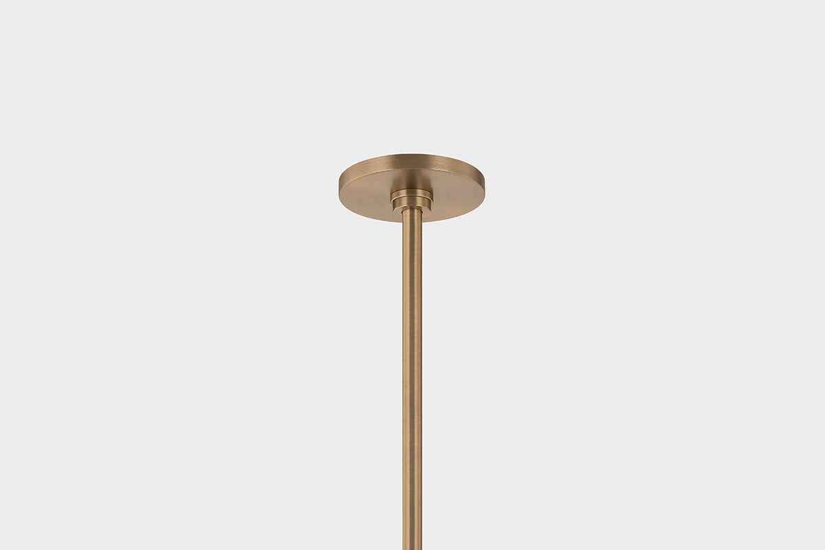 Troy August Chandelier Patina Brass Detail 3