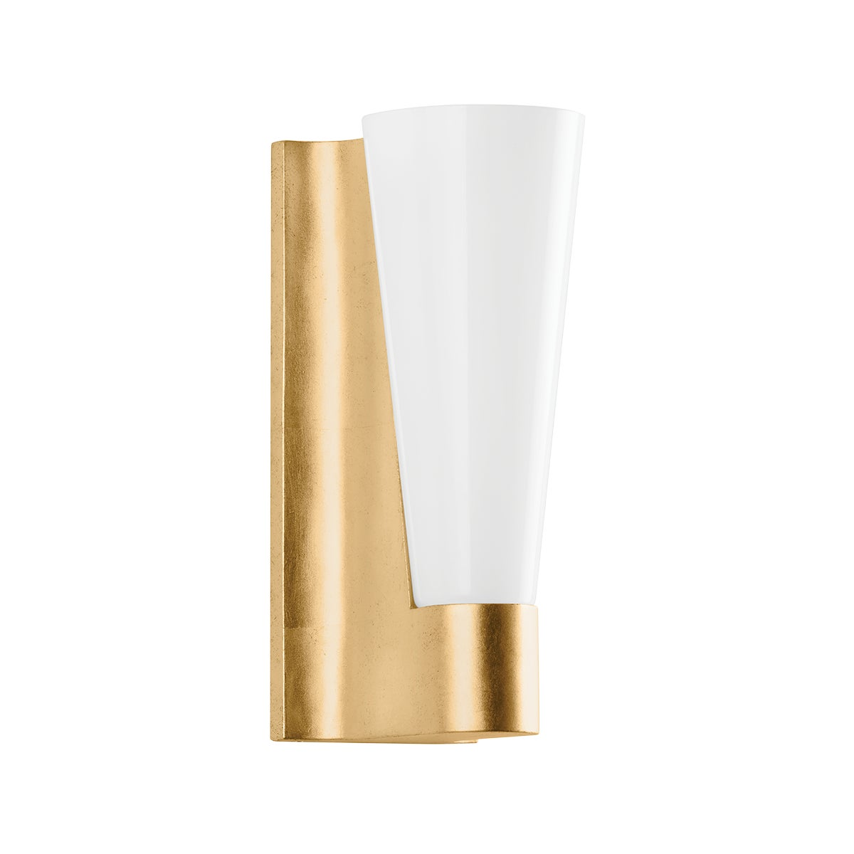 Troy Abner Wall Sconce Vintage Gold Leaf
