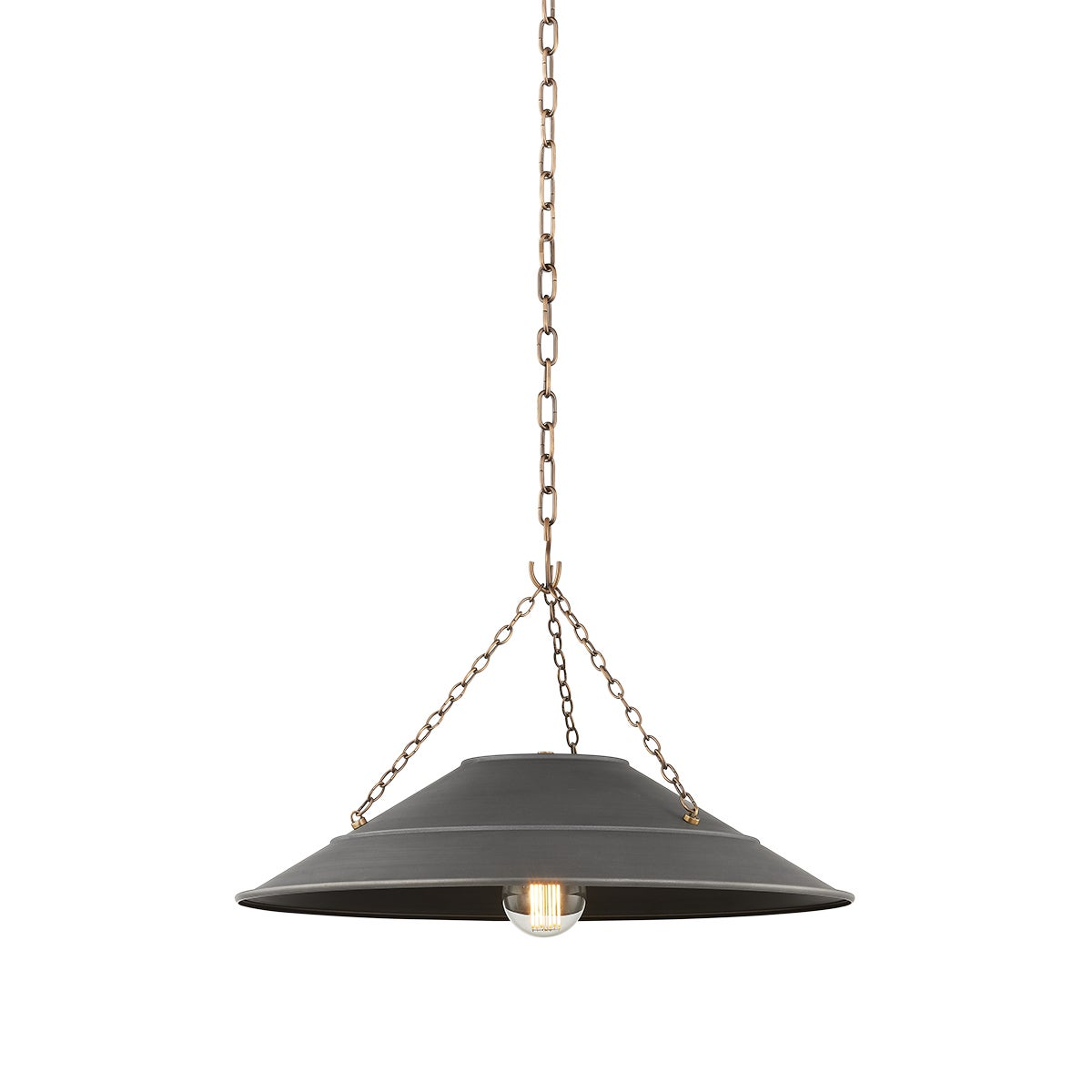 Troy Arcane Pendant Patina Brass