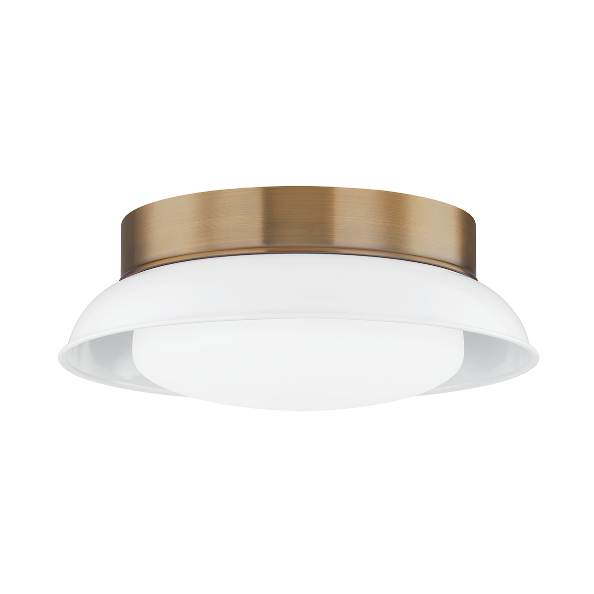 Troy Arnie Flush Mount Patina Brass
