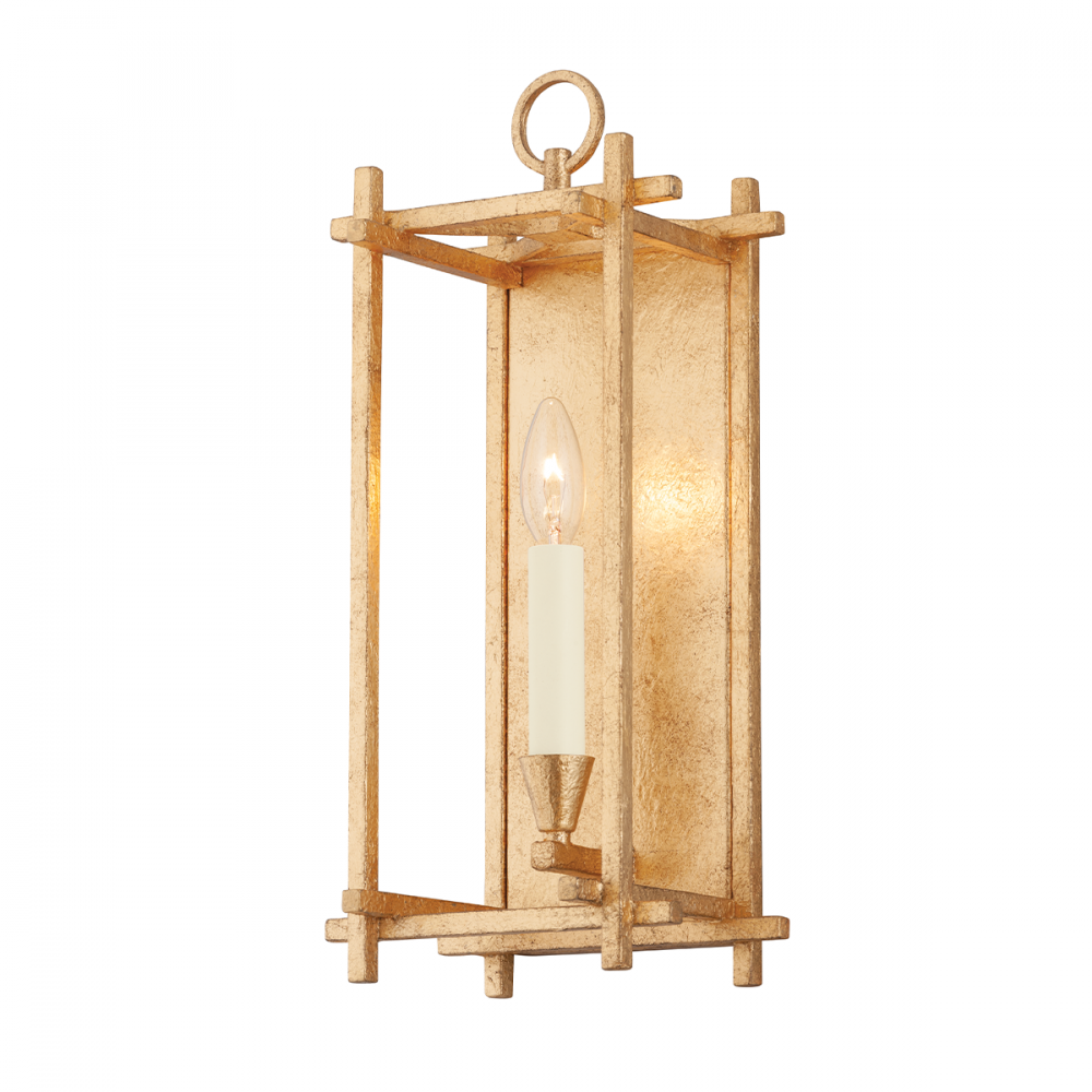 Troy Huck Wall Sconce Vintage Gold Leaf