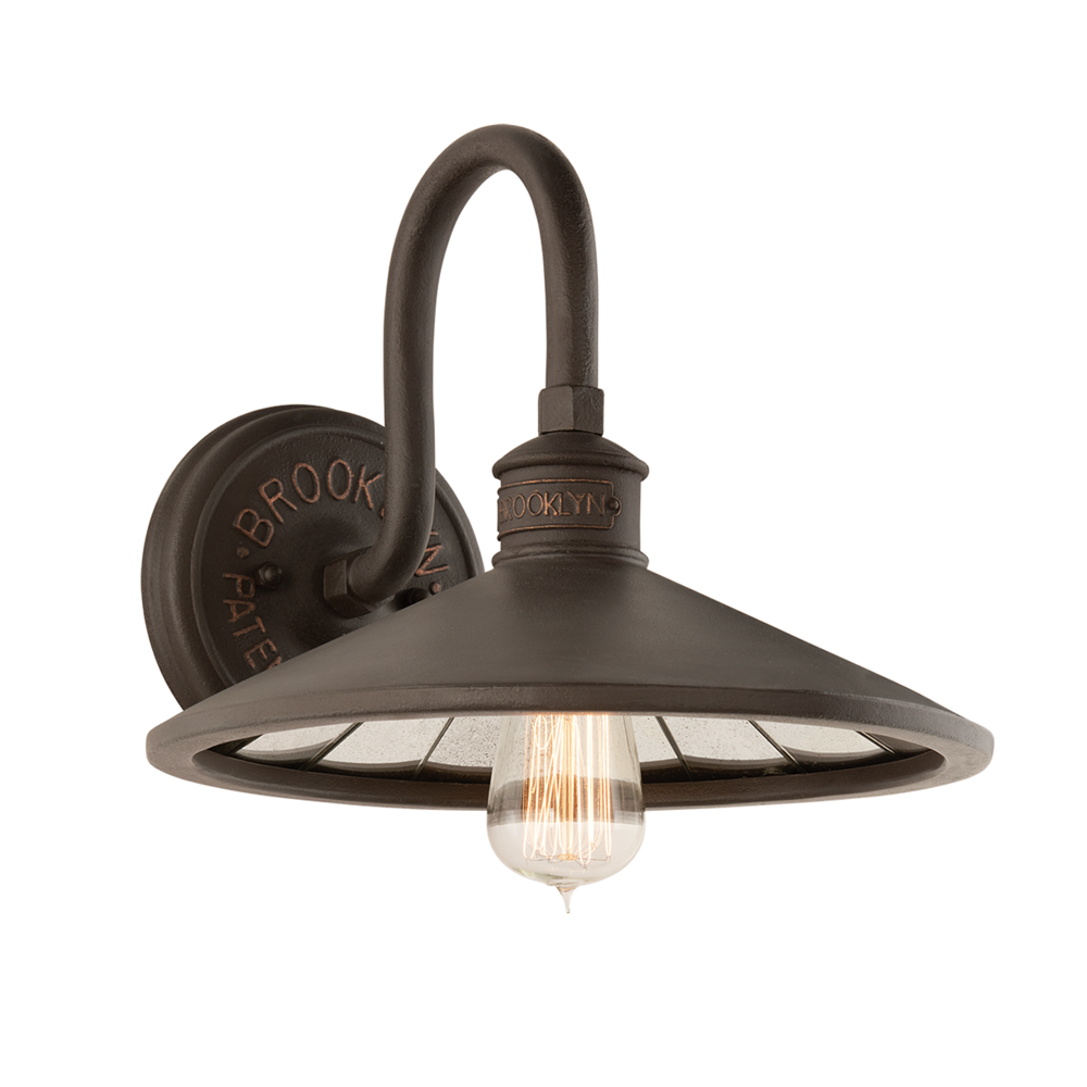 Troy Brooklyn Wall Sconce Heritage Bronze