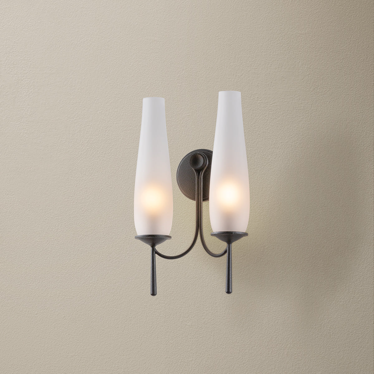 Troy Legacy Wall Sconce Forged Iron Detail 1