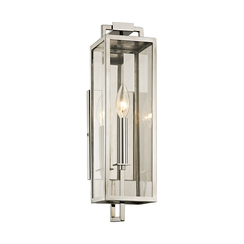 Troy Beckham Outdoor Wall Sconce Stainless Steel