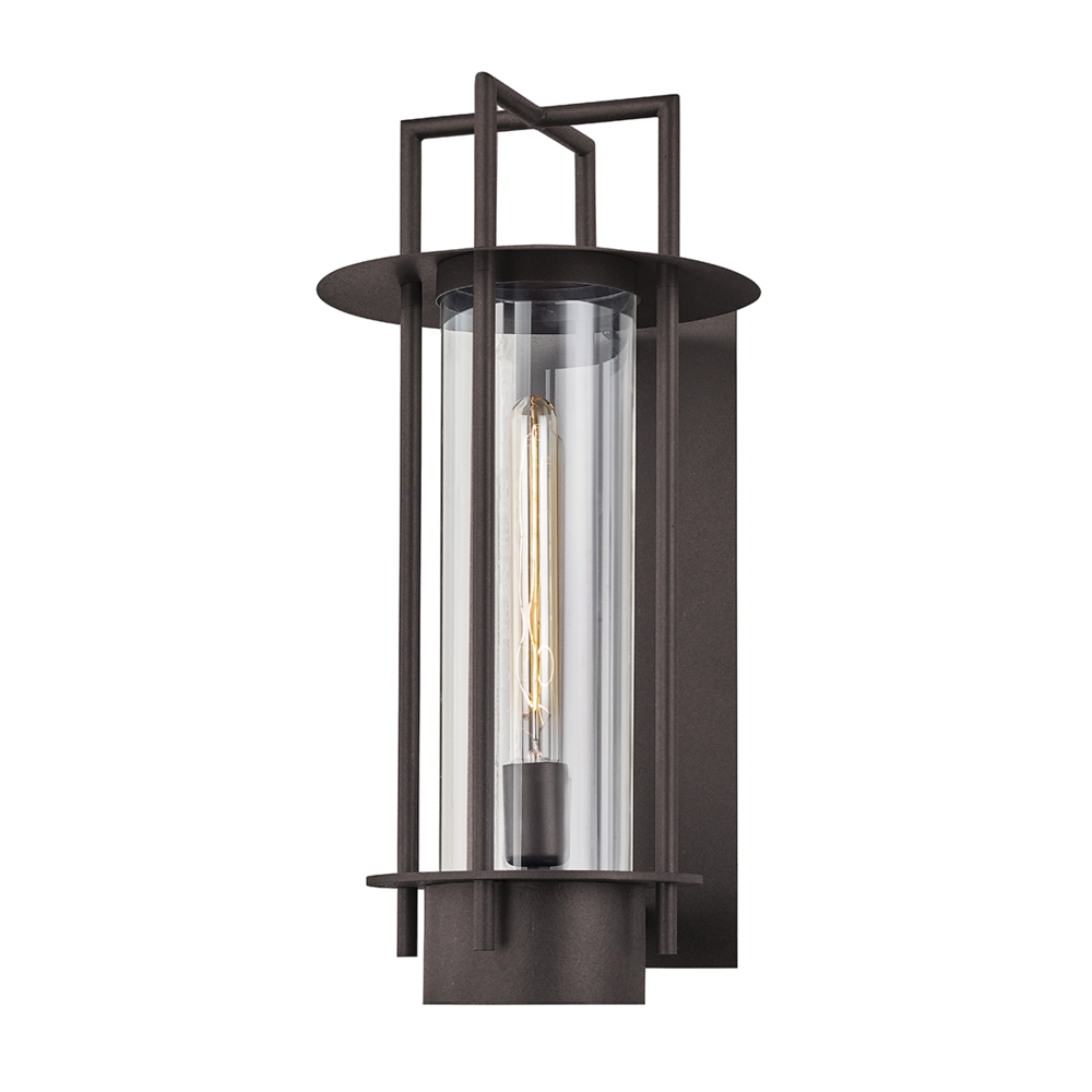 Troy Carroll Park Outdoor Wall Sconce Textured Bronze