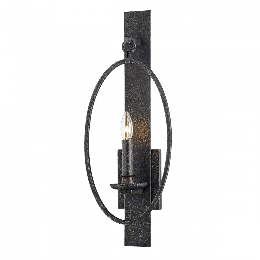 Troy Baily Wall Sconce Aged Pewter