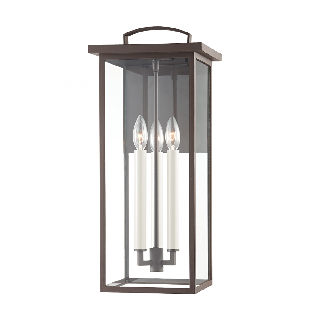 Troy Eden Outdoor Wall Sconce Textured Bronze