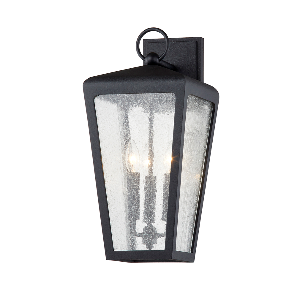 Troy Mariden Outdoor Wall Sconce Textured Iron