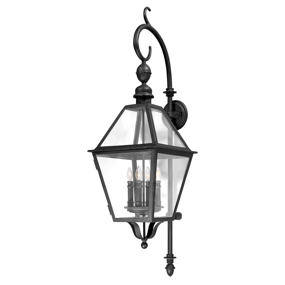 Troy Townsend Outdoor Wall Sconce Textured Black