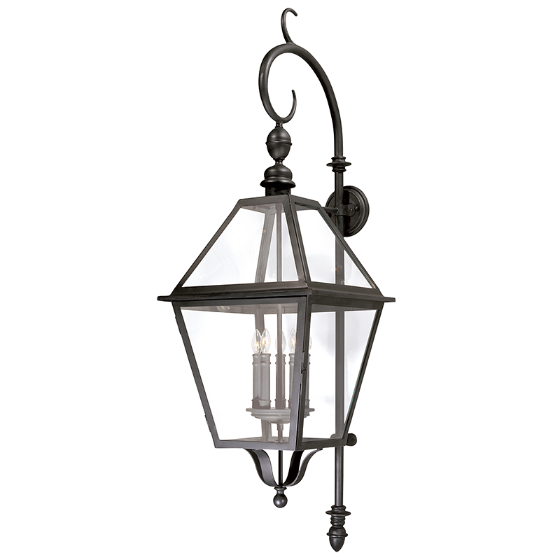 Troy Townsend Outdoor Wall Sconce Textured Black