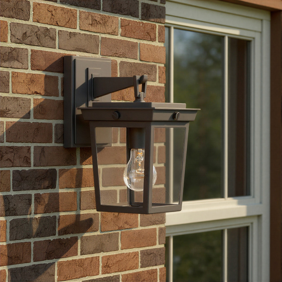 Crystorama Belmont 6.5" 1-Light Outdoor Wall Sconce - lifestyle