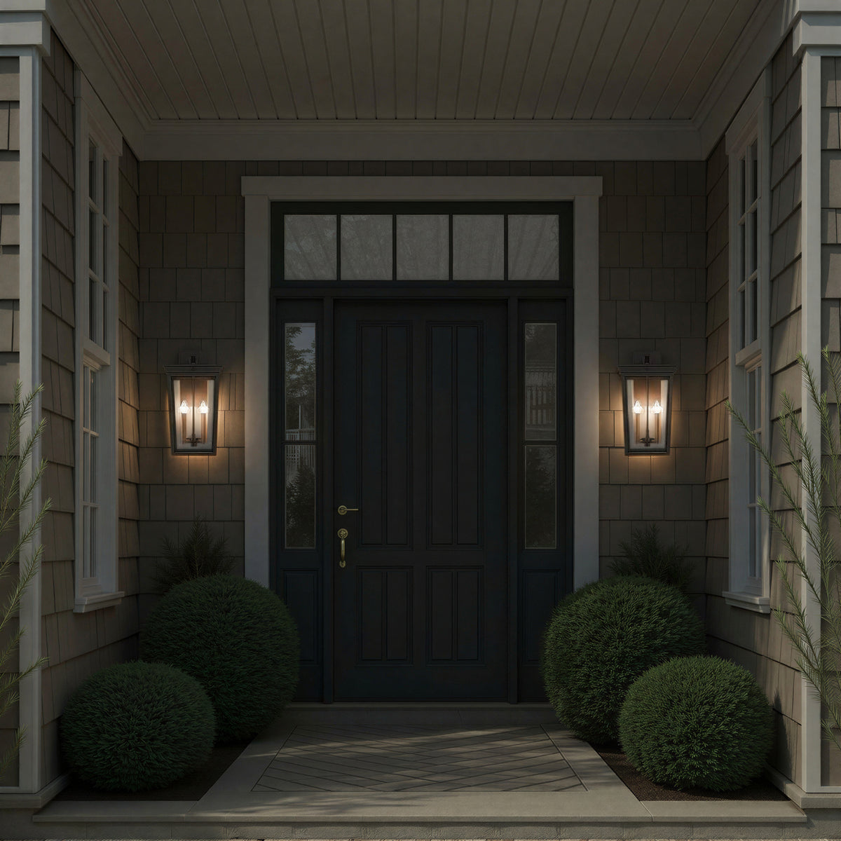 Crystorama Belmont 14" 4-Light Outdoor Wall Sconce - lifestyle