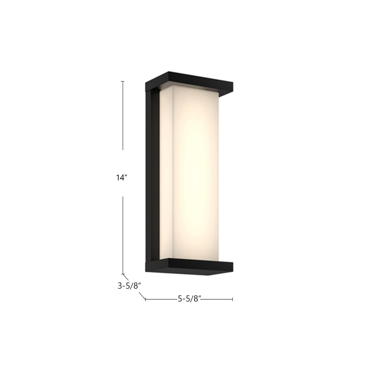 Bravo 4" LED Exterior Wall Sconce