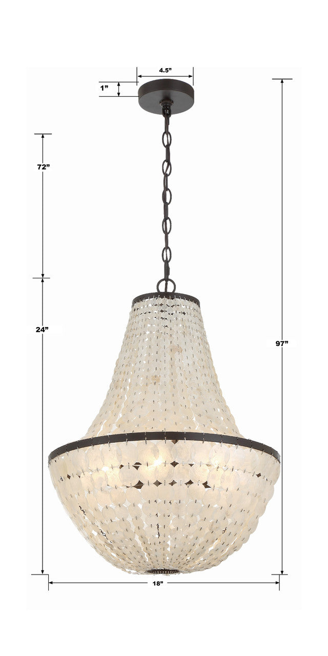 Brielle 6 Light Chandelier