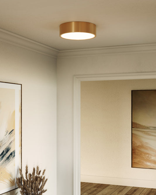 Alora Lighting Brisbane 3 Light Flush Mount Matte Black