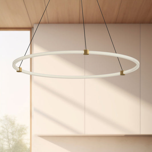 Bruni 40" Pendant - Brushed Gold