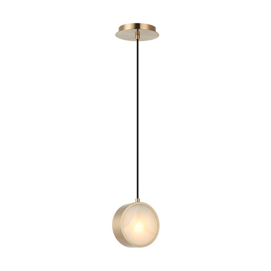 Matteo Lighting Weatherton 6" Pendant in Champagne Gold (C34601CG) – alternate view