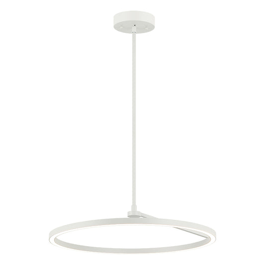 Matteo Lighting Trundle 24" LED Pendant in White (C36724WH) – alternate view
