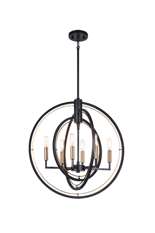 Odyssey 6 Light Pendant