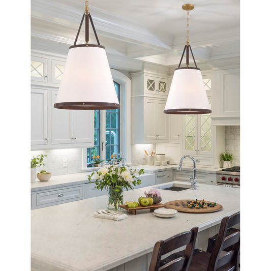 Libby Langdon Callahan 6 Light Luxe Gold Pendant
