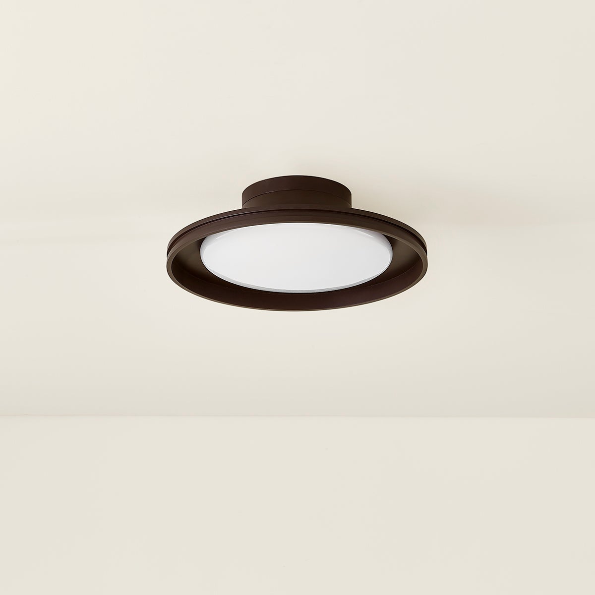 Troy Cannes Outdoor Flush Mount Bronze Detail 2