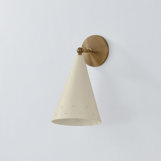 Hudson Valley Pawley Wall Sconce Historic Bronze / Soft Sand detail view 1