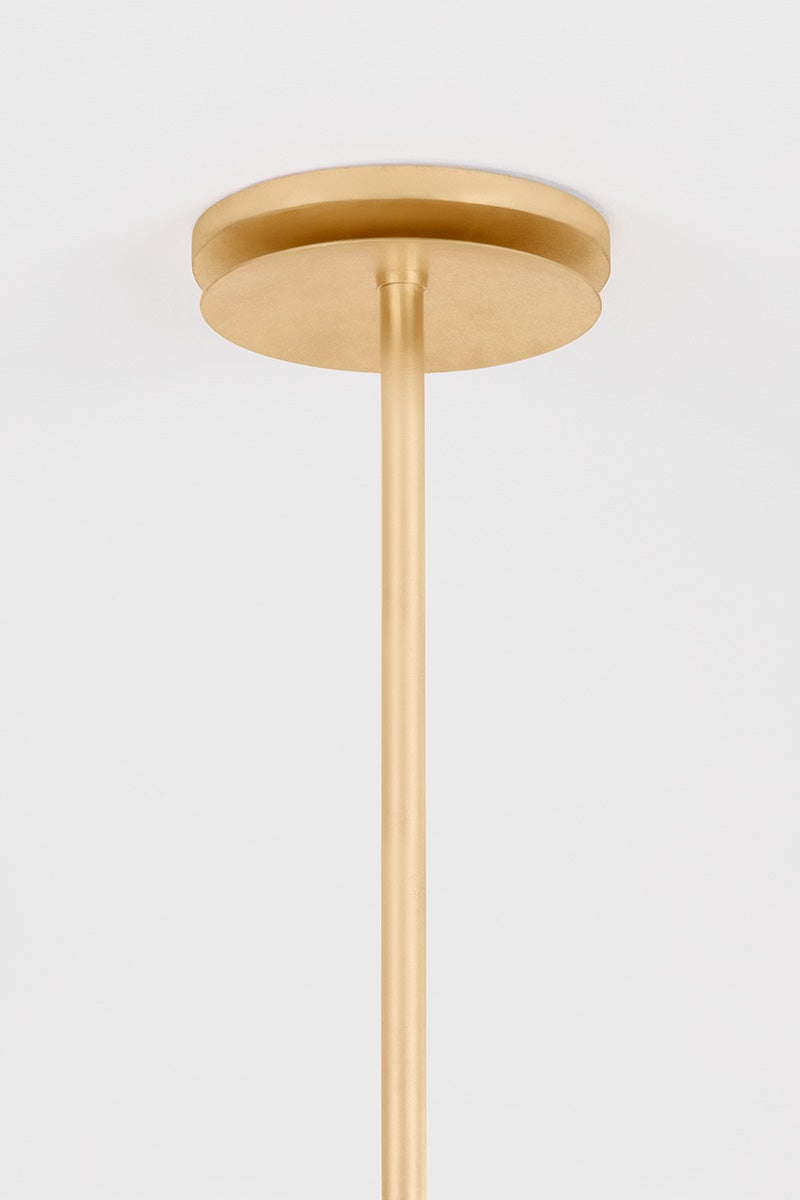 Corbett Ceylon Chandelier Vintage Gold Leaf Detail 4