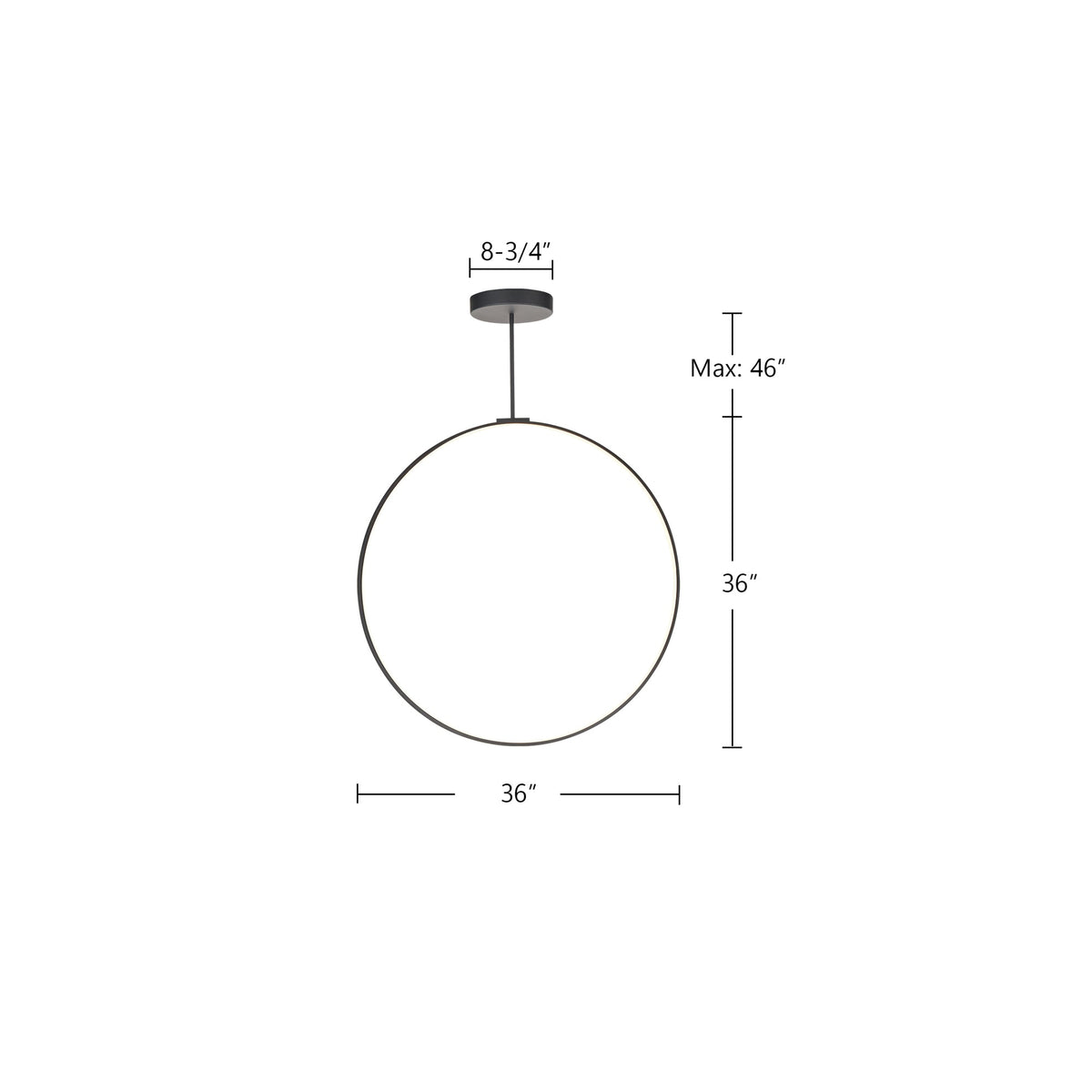 Cirque 36" Pendant