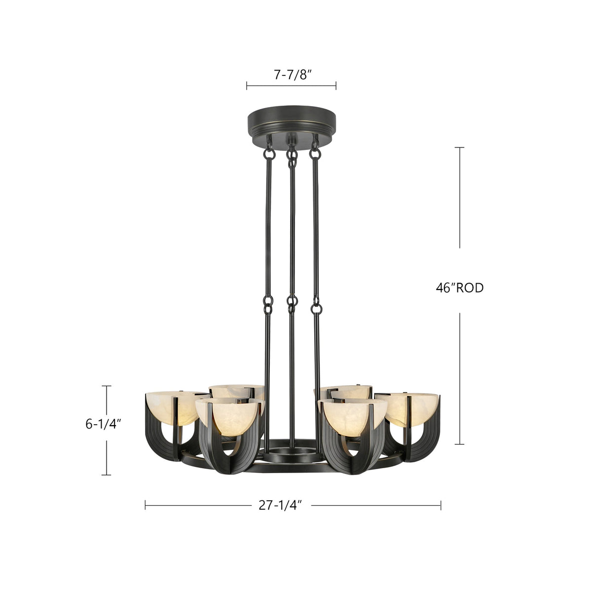 Colette 27" LED Chandelier