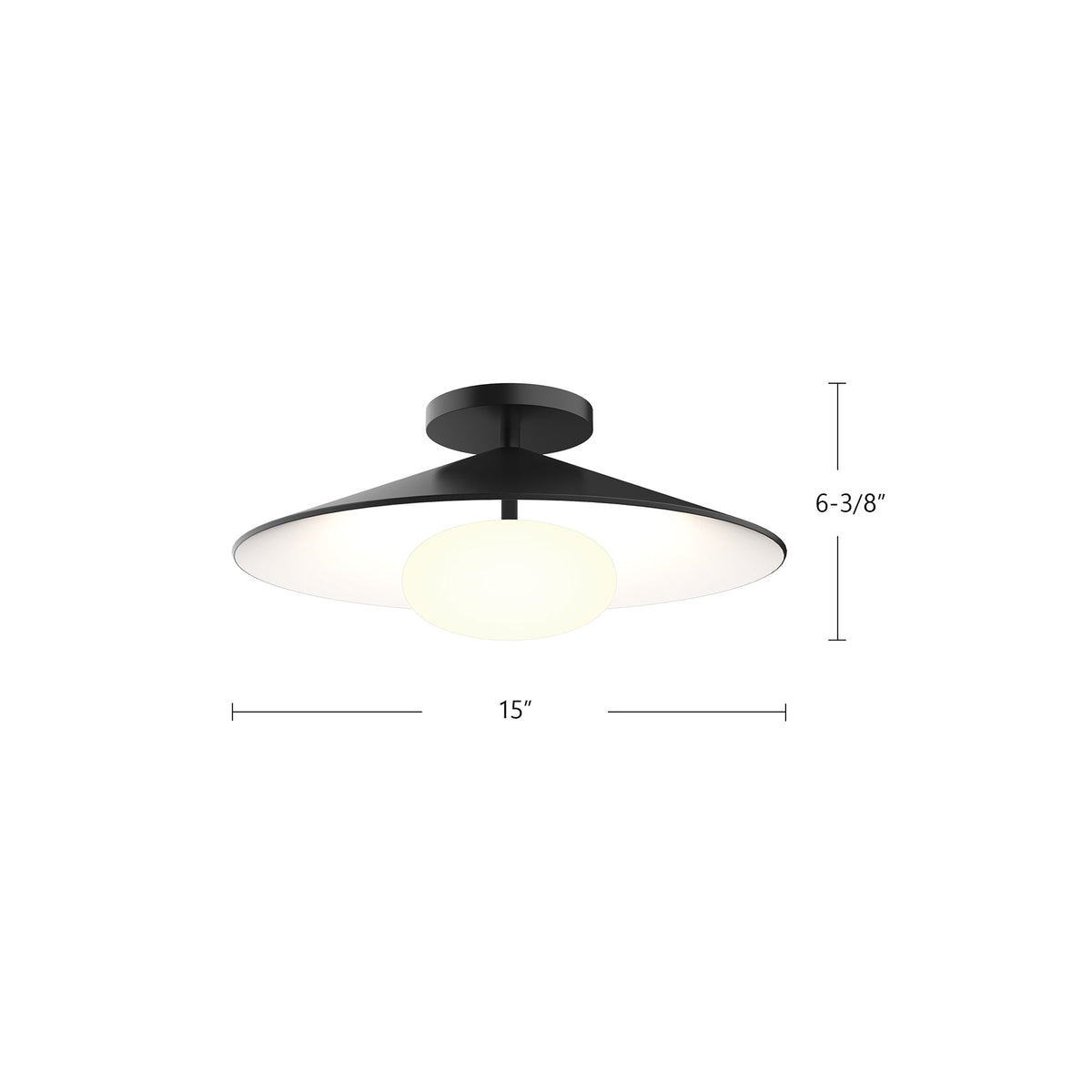 Cruz 15" LED Flush Mount