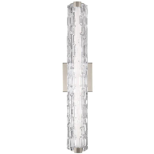 Visual Comfort Studio Cutler 24-in LED Wall Sconce Satin Nickel