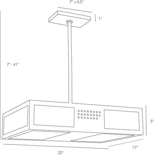 Bisger Square Pendant