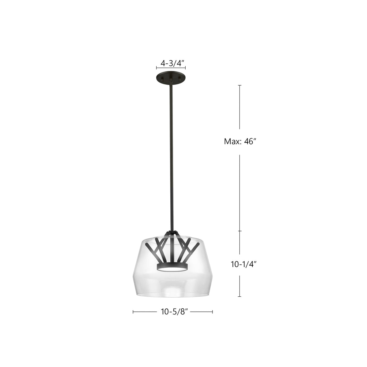 Deco 12" LED Pendant