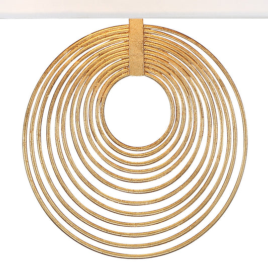 Doral 2 Light Renaissance Gold Wall Mount