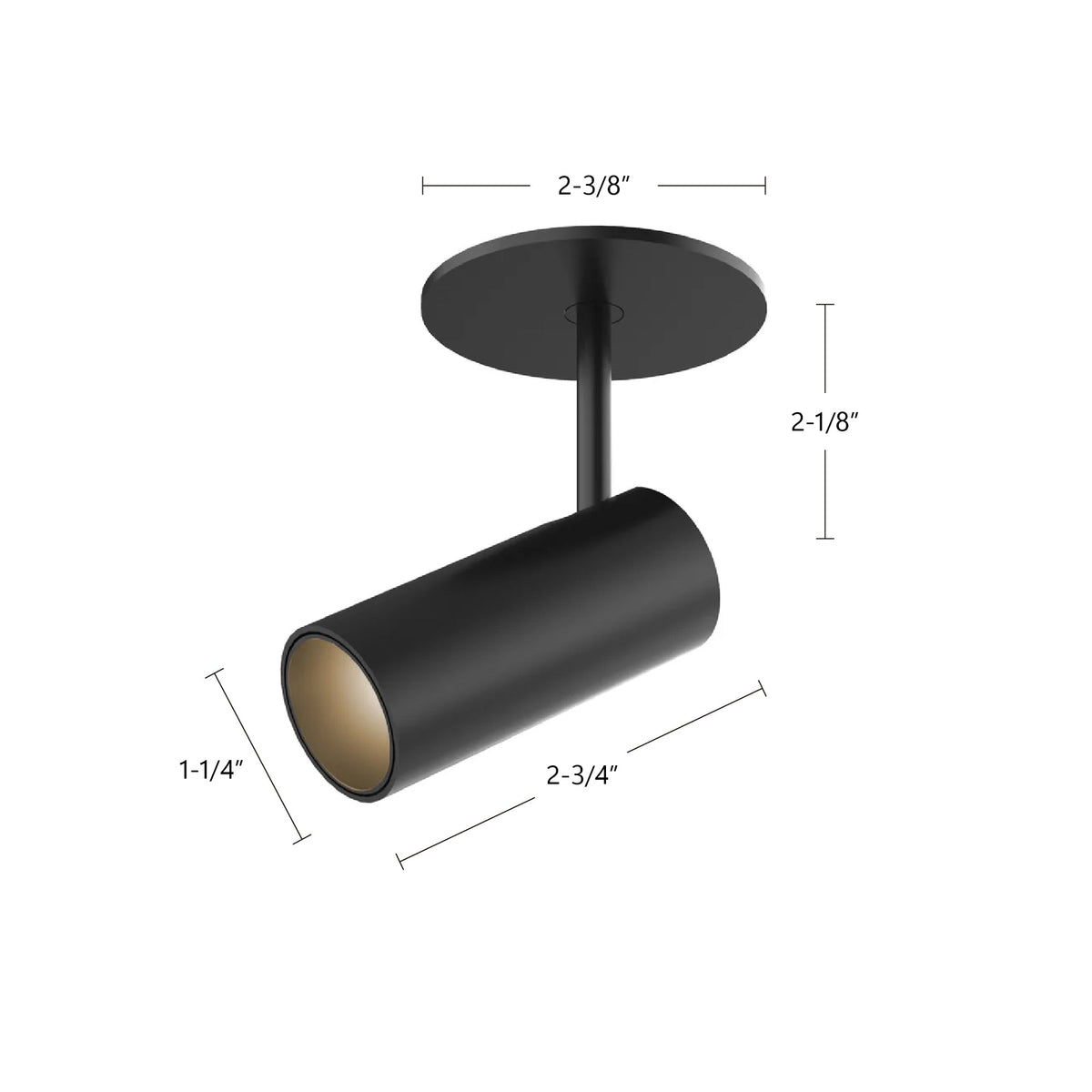 Downey 2" 1-Light LED Semi-Flush Mount